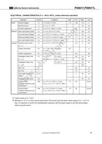 PS9617-V-A Datasheet Page 5