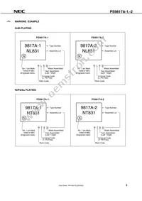 PS9817A-1-AX Datasheet Page 3