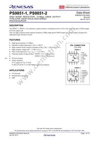PS9851-2-V-F3-AX Datasheet Cover