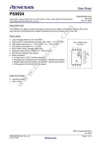 PS9924-Y-F3-AX Datasheet Cover