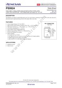 PS9924-Y-V-F3-AX Datasheet Cover