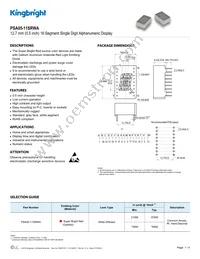 PSA05-11SRWA Datasheet Cover