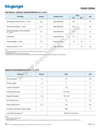 PSA05-12SRWA Datasheet Page 2