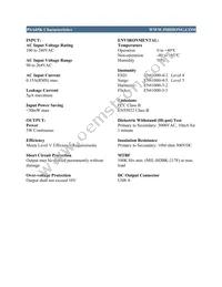 PSA05K-050QW Datasheet Page 2