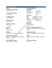 PSA05S-050QW Datasheet Page 2