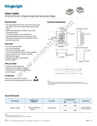 PSA08-11SRWA Datasheet Cover