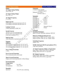 PSA120-240 Datasheet Page 2