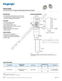 PSA39-21EWA Datasheet Cover