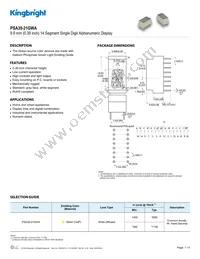 PSA39-21GWA Datasheet Cover