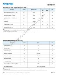 PSA39-21GWA Datasheet Page 2