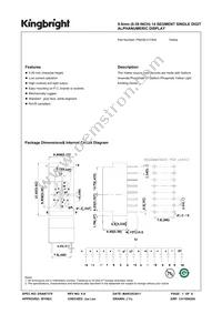 PSA39-21YWA Datasheet Cover