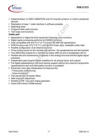 PSB 21373 H V1.1 Datasheet Page 11