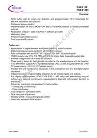 PSB 21393 H V1.3 Datasheet Page 16