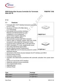 PSB 3186 H V1.4 Datasheet Page 15