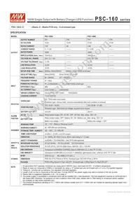 PSC-160A Datasheet Page 2