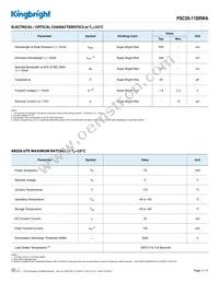 PSC05-11SRWA Datasheet Page 2