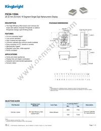 PSC08-11EWA Datasheet Cover