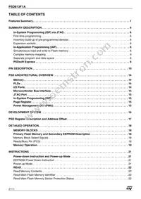 PSD813F1A-90JI Datasheet Page 2