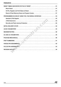 PSD834F2V-15J Datasheet Page 4