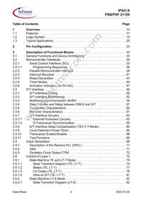 PSF 21150 H V1.4 Datasheet Page 4