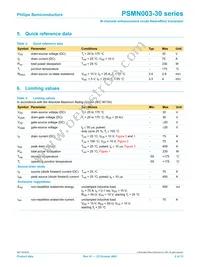 PSMN003-30B Datasheet Page 2