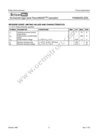 PSMN005-25D Datasheet Page 4