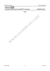 PSMN005-25D Datasheet Page 11