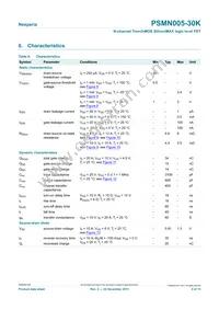 PSMN005-30K Datasheet Page 5