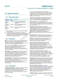 PSMN010-80YLX Datasheet Page 11