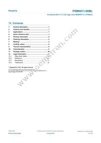 PSMN011-60MLX Datasheet Page 13