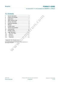 PSMN011-60MSX Datasheet Page 13