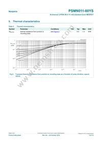 PSMN011-80YS Datasheet Page 5