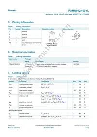 PSMN012-100YLX Datasheet Page 2
