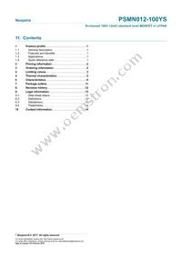 PSMN012-100YS Datasheet Page 15
