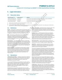 PSMN012-25YLC Datasheet Page 13