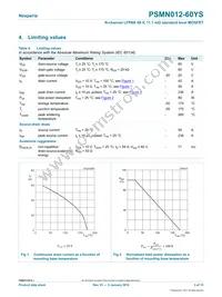 PSMN012-60YS Datasheet Page 3
