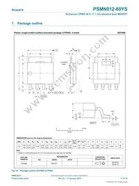 PSMN012-60YS Datasheet Page 11