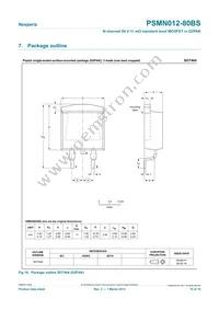 PSMN012-80BS Datasheet Page 10
