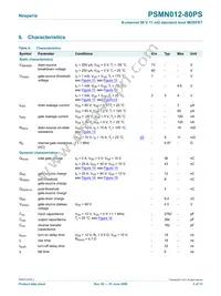 PSMN012-80PS Datasheet Page 5