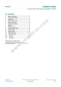 PSMN013-100BS Datasheet Page 13