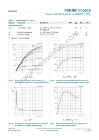 PSMN013-100ES Datasheet Page 6