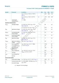 PSMN013-100PS Datasheet Page 6