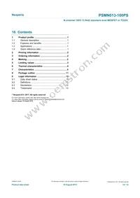 PSMN013-100PS Datasheet Page 14