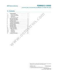 PSMN013-100XS Datasheet Page 15