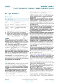 PSMN013-30MLC Datasheet Page 12