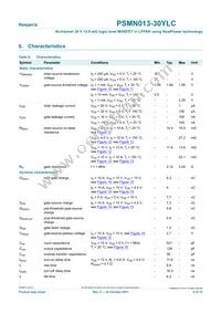 PSMN013-30YLC Datasheet Page 6