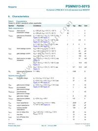 PSMN013-80YS Datasheet Page 5