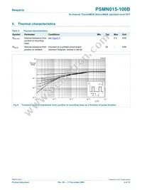 PSMN015-100B Datasheet Page 4