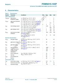 PSMN015-100P Datasheet Page 5