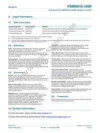 PSMN015-100P Datasheet Page 11